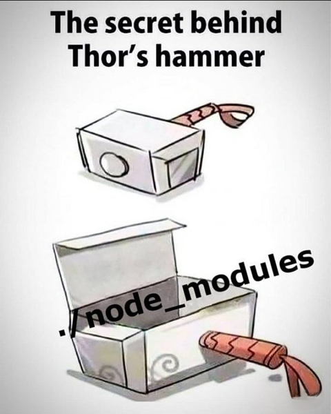 A little joke about front-end JS code.