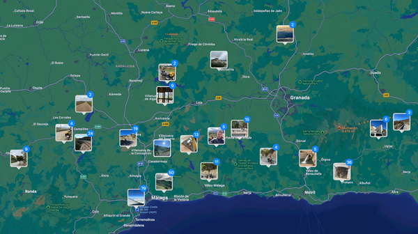 Map of photos taken the last two weeks